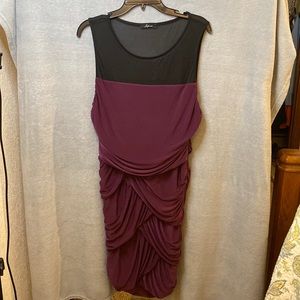 Women’s evening cocktail dress, Size 1X, tea length, Soprano brand